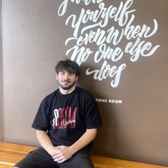 Riley barber at Ambitions Room